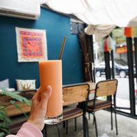 Organic papaya soymilk at The Green Room in Taipei