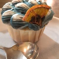 (Really dry) lemon cherry cupcake (NT$130) at The Green Room in Taipei