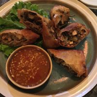 Spring rolls at The Green Room in Taipei
