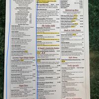 Check out the vegan options! at D'Angelo's in Bay City