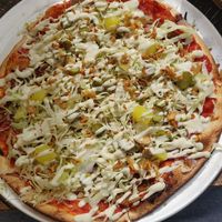 Dirty vegan pizza at Otomat in Antwerpen