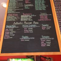 Menu side 1 at Bubby's Burritos in Jersey City