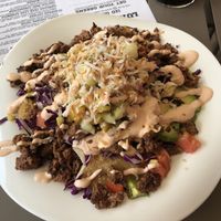 Vegan Hawaiian nachos at Uncle Grindz in Fallston