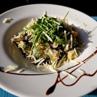 Vegetable and mushroom risotto. at Anastacia Delicatesses in Vila Do Conde