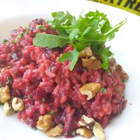 Risotto de beterraba com nozes at Anastacia Delicatesses in Vila Do Conde