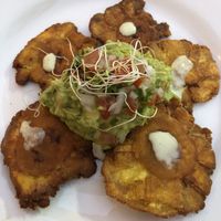Tostones  at Aroma Isla in Isla Mujeres