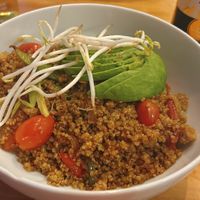 quinoa bowl   at Aroma Isla in Isla Mujeres