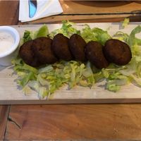Falafel. Delicious  at Aroma Isla in Isla Mujeres