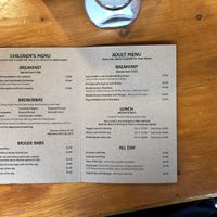 Good menu at Baobab Cafe  in Crediton