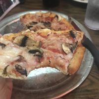 Daiya cheese! at The Brick Pizzeria in Columbus