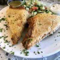 Eggplant Konafa at Mini Pita Cafe in Fort Lauderdale