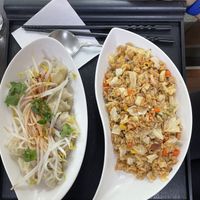 Thai spicy rice and spicy dumplings   at Guan Shi Yin Organic Lifestyle in Taichung