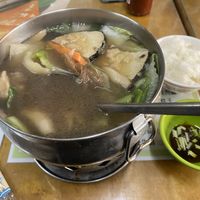 Vegetarian hot pot!  at Jiu Liu Su Shi in Taichung