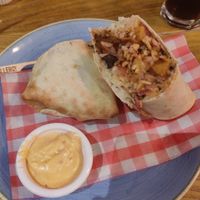 Sweet potato burrito at Bodega Cantina in Birmingham
