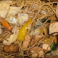 Veggie Tofu Chow Mein at Uncle Tsang's Kitchen - Food Trailer in Portland