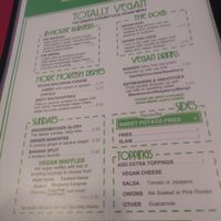 Updated menu prices at The Diner in Stroud