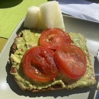 Guacamole Toast  at Super Juice in Praia Da Rocha