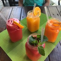 Sumos excelentes at Super Juice in Praia Da Rocha