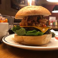 Vegan Viking burger  at Dognvill Bar and Burger in Stavanger