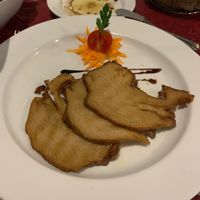 Setain steak with mix salad and hand cut chips  at C19 in Albufeira