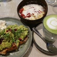 Girly vibe brunch spot at Farm Girl Cafe in West London