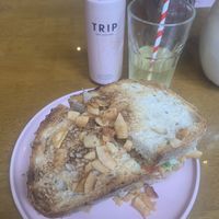Coconut blt sandwich   at Farm Girl Cafe in West London