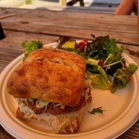 Hippy chick'n sammie at Hippy Chick Hummus in Frederick