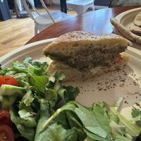 Caprese panini special   at Hippy Chick Hummus in Frederick