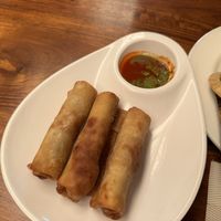 Veg spring rolls  at Veg-delight in Lilongwe
