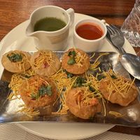 Pani puri  at Veg-delight in Lilongwe