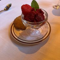 Vegan sorbet and gf gingersnap  at Soule Domain in Kings Beach