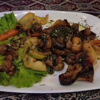 Grilled veggies at Nanina Kuhinja in Sarajevo