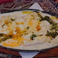 Pasta with cheese at Nanina Kuhinja in Sarajevo