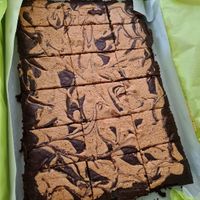 Peanut butter brownies at Naturally Kind Food in Bridgend