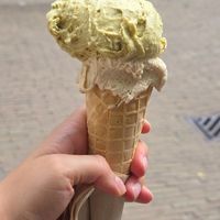 Pistacchio & hazelnut at Massimo Gelato - De Pijp in Amsterdam