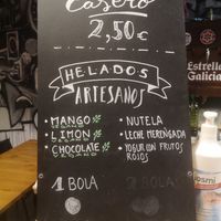 They have vegan ice cream too at Pizzeria Trozo in Bilbao