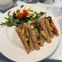 Hummus & Pepper Toastie   at The Willow Tea Rooms in Glasgow
