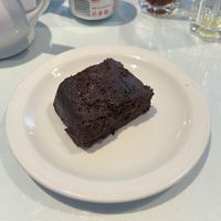 Gluten Free Chocolate Brownie  at The Willow Tea Rooms in Glasgow