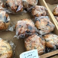 vegan muffins at Farmer's Market - UNU in Tokyo