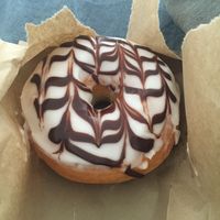 Vegan donut  at Heritage Pies & Pastries in Goolwa