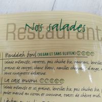 menu page 1 at L'UniVert in Saint-paul