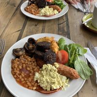 Full breakfast  at No 18 Cafe in Swansea