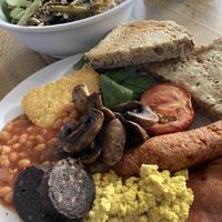 Full Vegan Brunch  at No 18 Cafe in Swansea