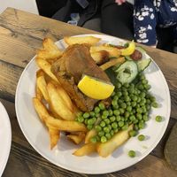 Tofish n chips #Veganuary at No 18 Cafe in Swansea