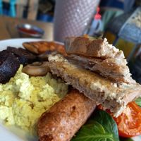 Breakfast at No 18 Cafe in Swansea