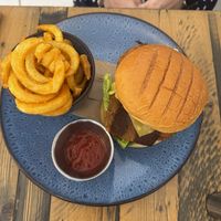 VFC Burger   at No 18 Cafe in Swansea