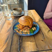 Not mine but it looked so artistic 😍 at No 18 Cafe in Swansea