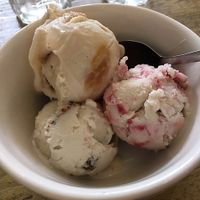 Ice Green ice cream!  at No 18 Cafe in Swansea