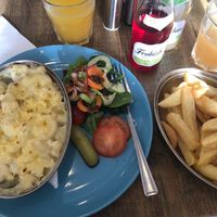 Mac n cheese at No 18 Cafe in Swansea