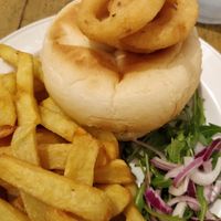 Chickn burger  at No 18 Cafe in Swansea